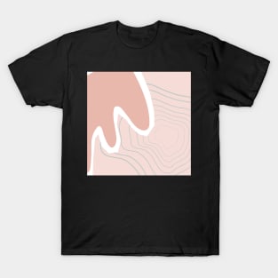 Topographic Pattern T-Shirt